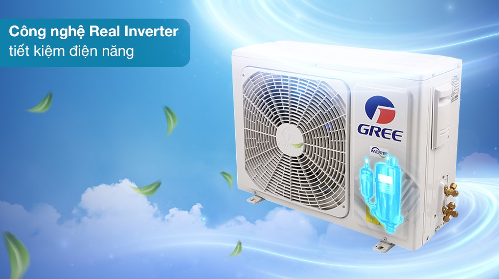 Điều hòa 2 chiều Gree Inverter 1 HP GWH09PA-K6D1P4