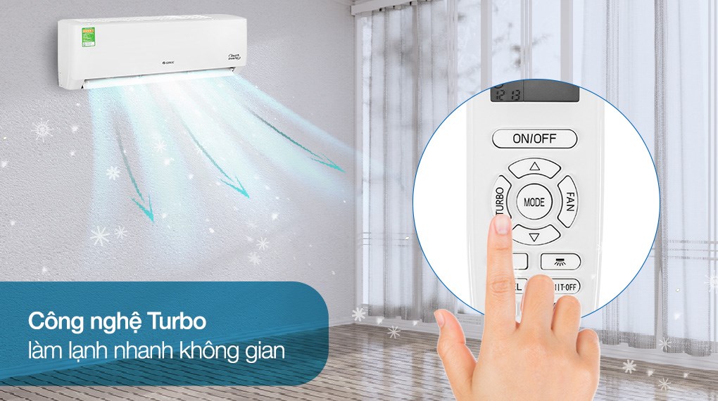Điều hòa 2 chiều Gree Inverter 11942 BTU GWH12PB-K6D1P4