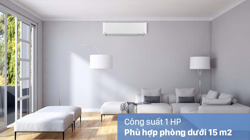 Máy lạnh Daikin Inverter 1 HP FTKZ25VVMV - Công suất 1HP