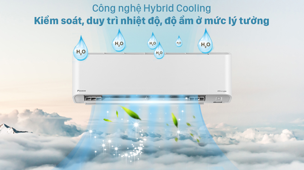 Máy lạnh Daikin Inverter 1 HP FTKZ25VVMV - Công nghệ Hybrid Cooling