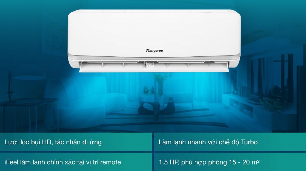 Máy lạnh Kangaroo 1.5 HP  KGAC12CN