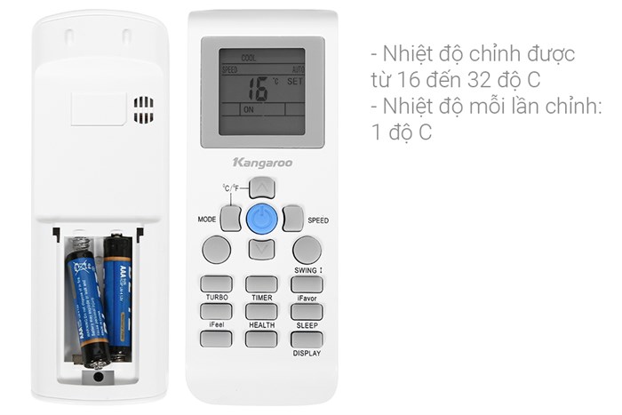 Máy lạnh Kangaroo 1.5 HP  KGAC12CN Màu Trắng
