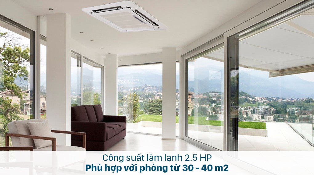 Máy lạnh âm trần Midea  inverter 2.5 HP MCD-24CRDN8