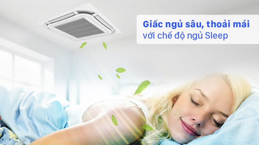 Máy lạnh âm trần Gree 2.5 HP GU71T/A‐K/GU71W/A‐K - Chế độ ngủ Sleep
