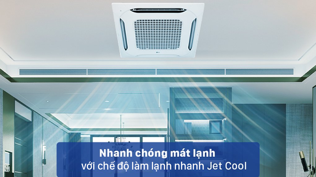 Máy lạnh âm trần LG Inverter 2.0 HP ATNQ18GPLE7 - chế độ Jet Cool làm lạnh nhanh