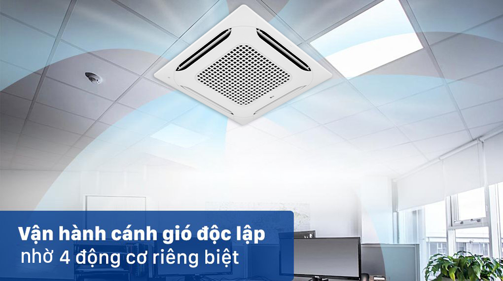 Máy lạnh âm trần LG Inverter 5 HP ATNQ48GMLE7 - Thổi gió theo 4 hướng