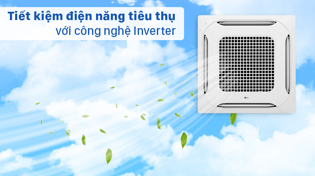 Máy lạnh âm trần LG Inverter 5 HP ATNQ48GMLE7 - Công nghệ Inverter