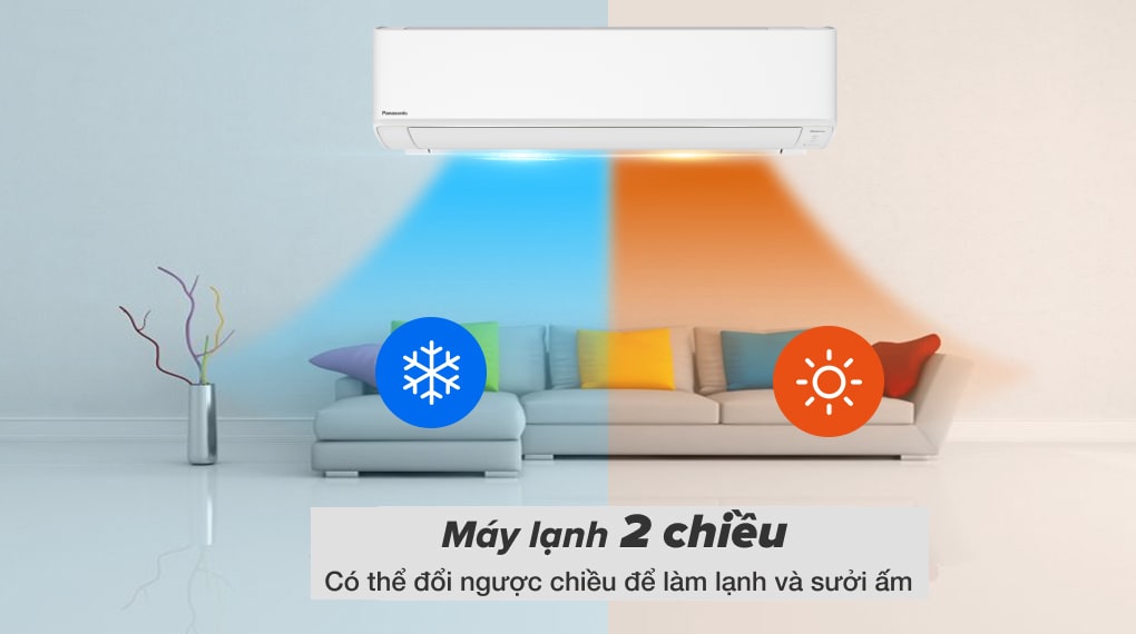 Máy lạnh 2 chiều Panasonic 2 HP CU/CS-YZ18XKH-8 - làm lạnh 2 chiều