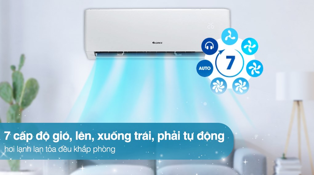 Điều hòa 2 chiều 15700 BTU Gree GWH18PD-K6D1P4