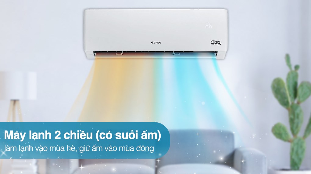 Điều hòa 2 chiều 15700 BTU Gree GWH18PD-K6D1P4