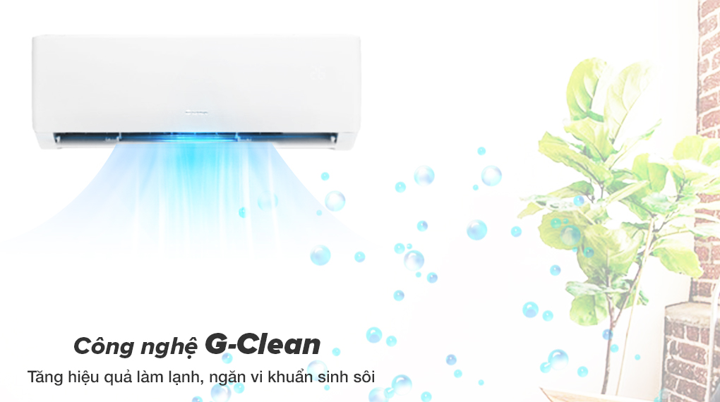 Máy điều hòa 2 chiều Gree GWH18PD-K6D1P4 - công nghệ tự động làm sạch G-Clean 