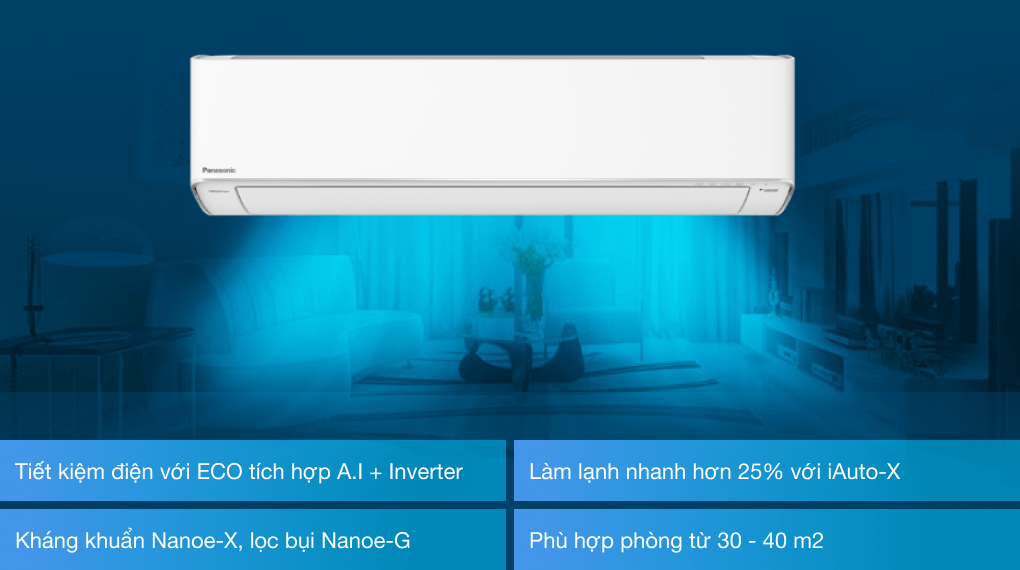 Máy lạnh Panasonic Inverter 2.5 HP CU/CS-XU24XKH-8