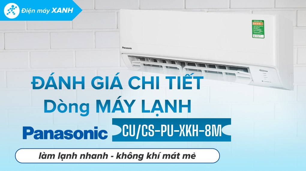 Máy lạnh Panasonic Inverter 1.5 HP CU/CS-PU12XKH-8M