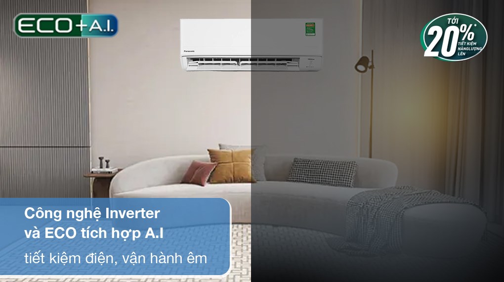 Máy lạnh Panasonic Inverter 1.5 HP CU/CS-PU12XKH-8M