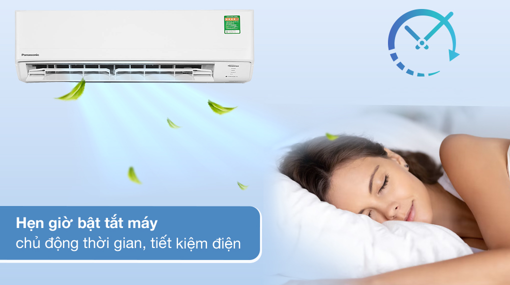 Máy lạnh Panasonic Inverter 2 HP CU/CS-PU18XKH-8M - Hẹn giờ bật tắt máy