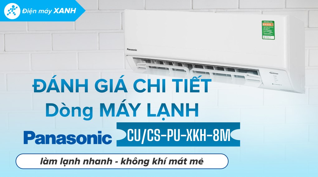 Máy lạnh Panasonic Inverter 2.5 HP CU/CS-PU24XKH-8M