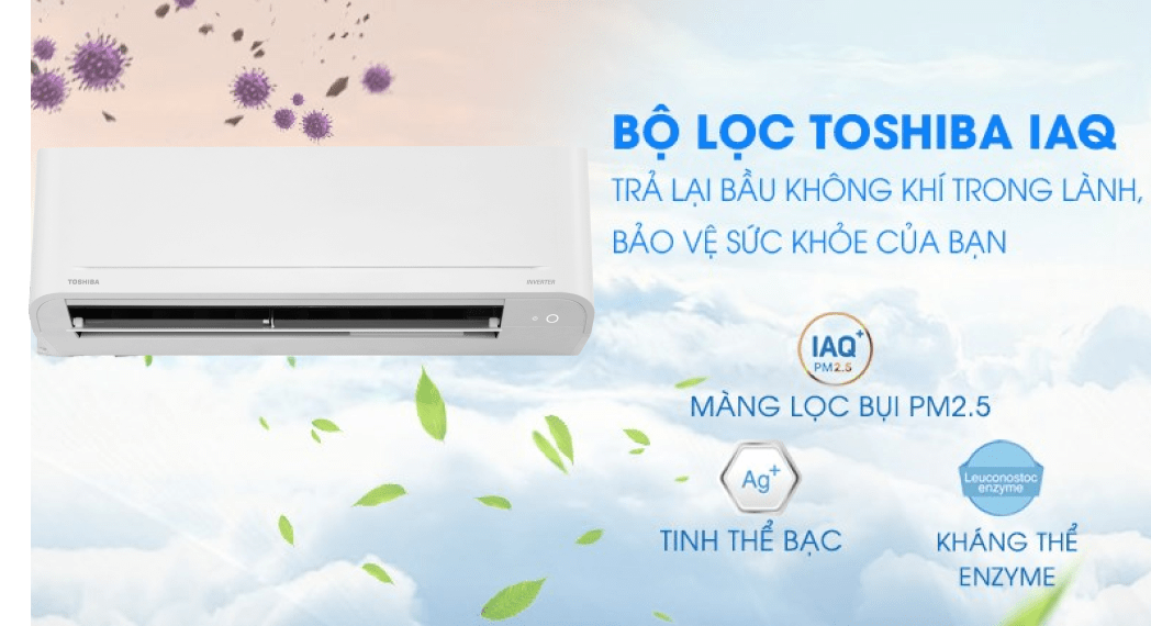 Điều hòa Toshiba 9000 BTU Inverter RAS-H10C4KCVG-V - 13
