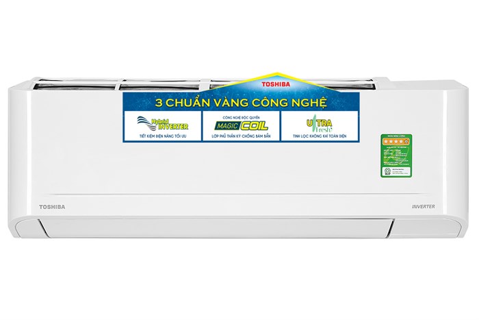 Máy lạnh Toshiba 1 HP Inverter RAS-H10C4KCVG-V Màu Trắng