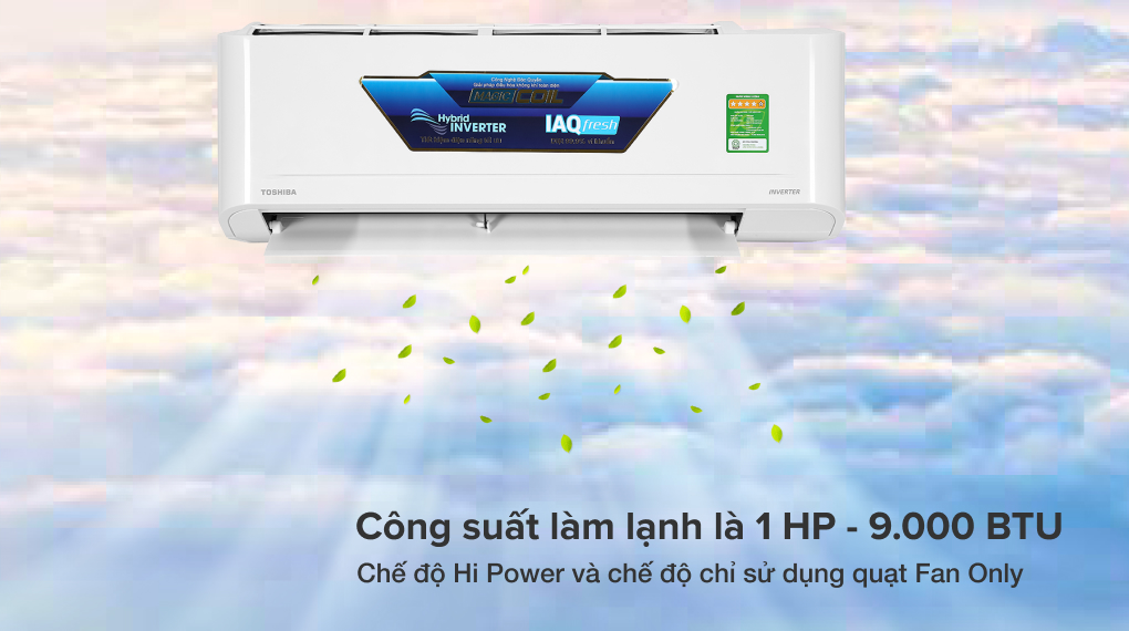 Điều hòa Toshiba 9000 BTU Inverter RAS-H10C4KCVG-V - công nghệ làm lạnh