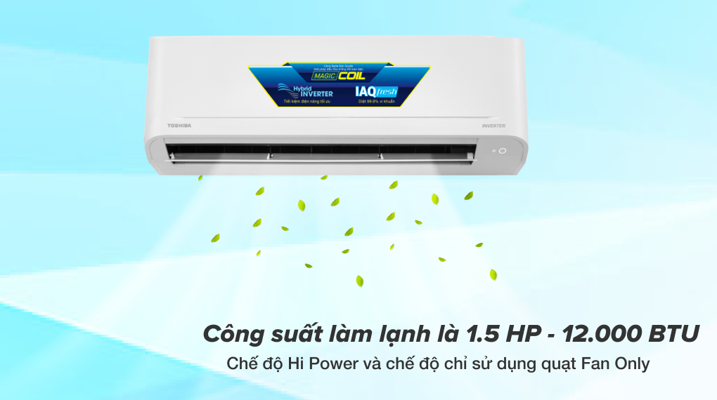 Máy lạnh Toshiba 1.5 HP Inverter RAS-H13C4KCVG-V - Công nghệ làm lạnh