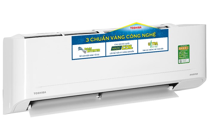 Máy lạnh Toshiba 1.5 HP Inverter RAS-H13C4KCVG-V Màu Trắng