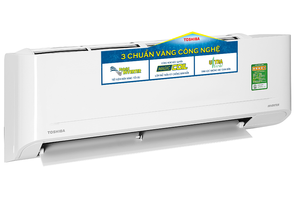 Điều hòa Toshiba 12000 BTU Inverter RAS-H13C4KCVG-V Màu Trắng