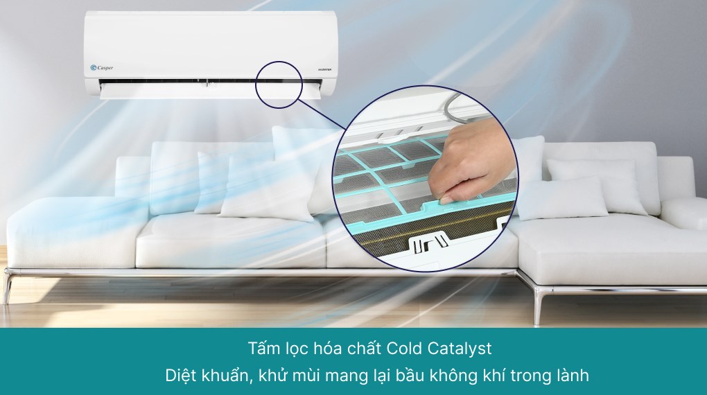 Máy lạnh Casper Inverter 1.5 HP IC-12TL32