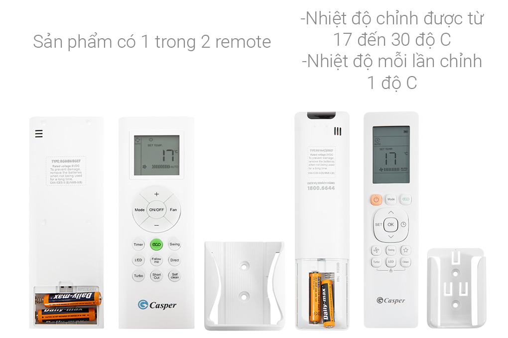 Máy lạnh Casper Inverter 2 HP IC-18TL32 Màu Trắng
