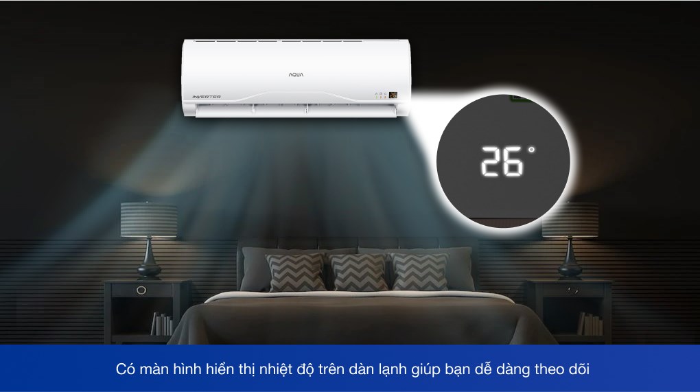 Máy lạnh Aqua Inverter 1 HP AQA-KCRV10TR - 12
