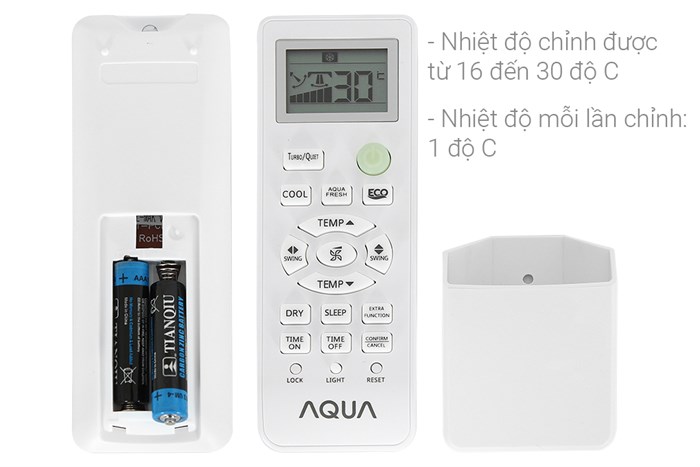 Máy lạnh Aqua Inverter 1 HP AQA-KCRV10TR Màu Trắng
