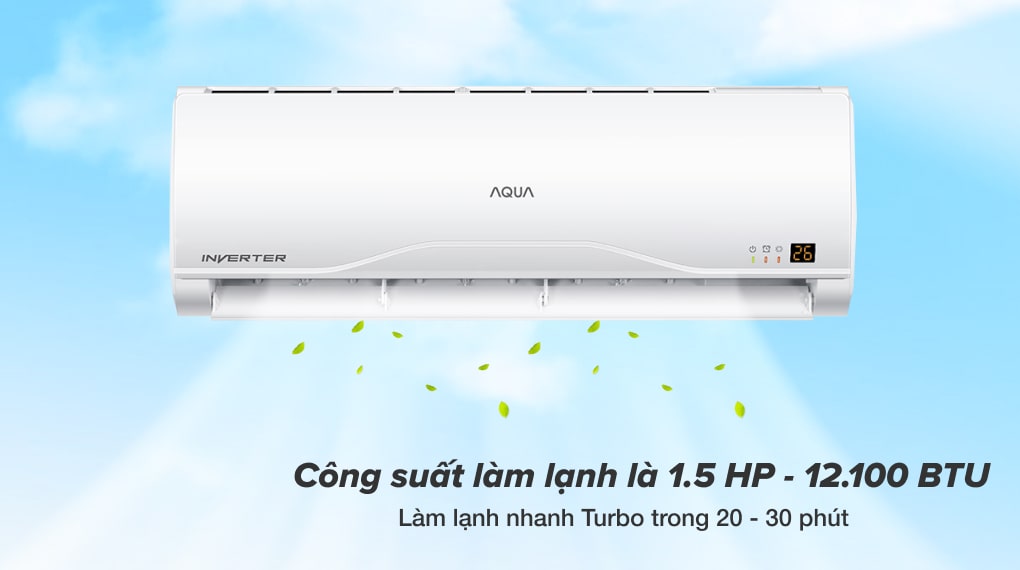 Máy lạnh Aqua Inverter 1.5 HP AQA-KCRV13TR - Công nghệ làm lạnh