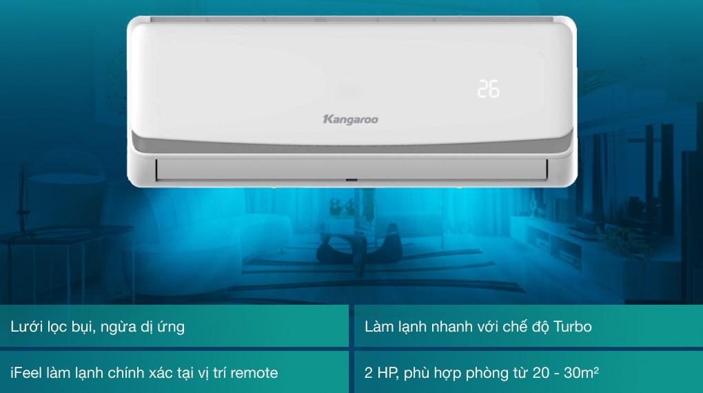 Máy lạnh Kangaroo 2 HP KGAC18CN