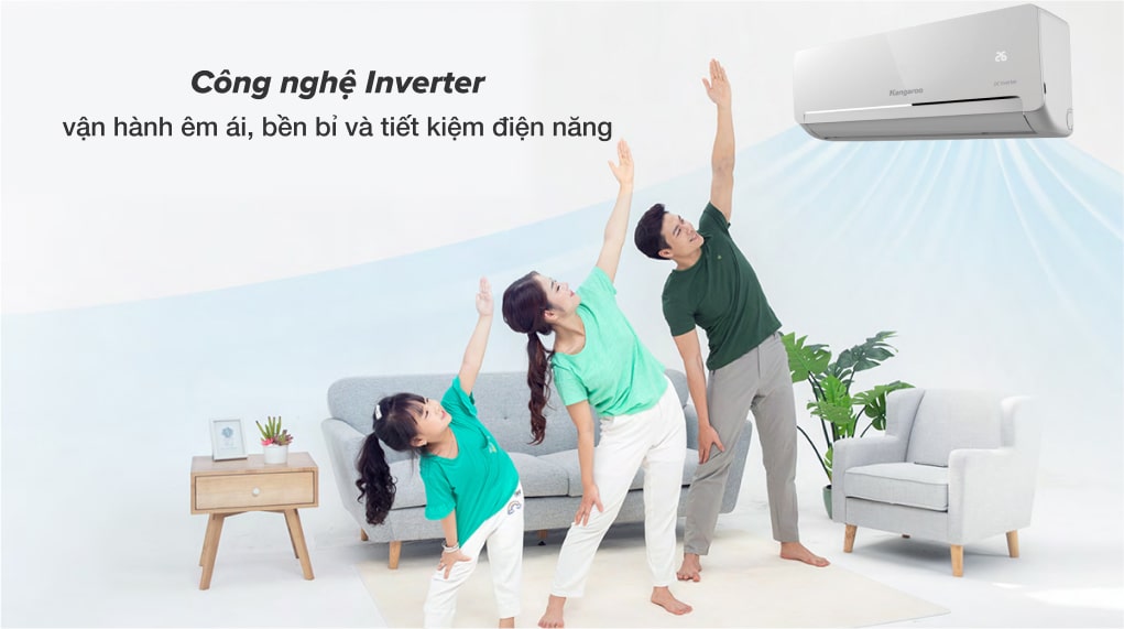 Máy lạnh Kangaroo Inverter 2 HP KGAC18CI - Công nghệ Inverter 