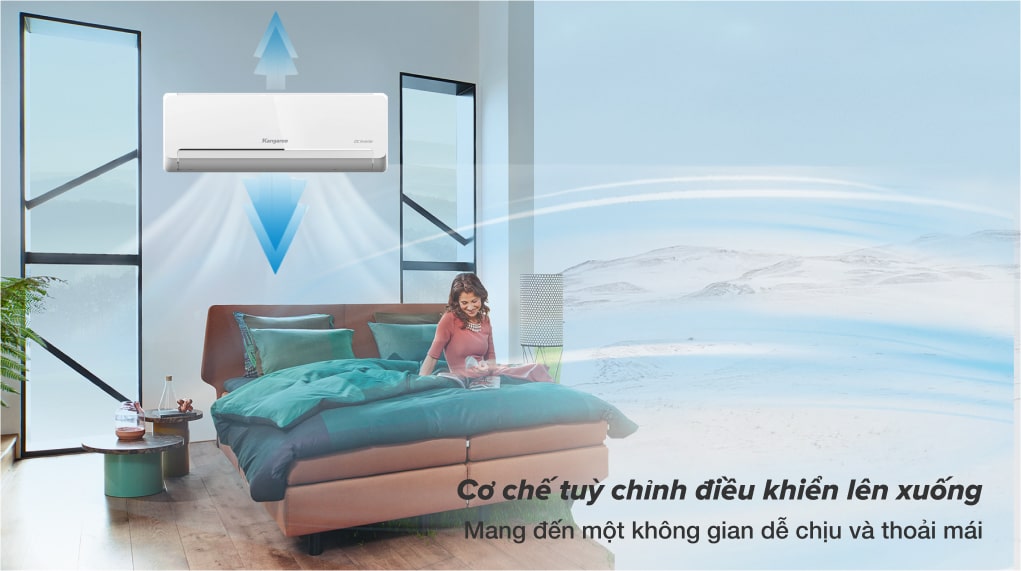 Máy lạnh Kangaroo Inverter 2 HP KGAC18CI - Cơ chế gió thổi