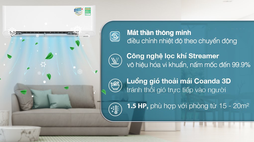 Hình ảnh Máy lạnh Daikin Inverter 1.5 HP FTKY35WMVMV