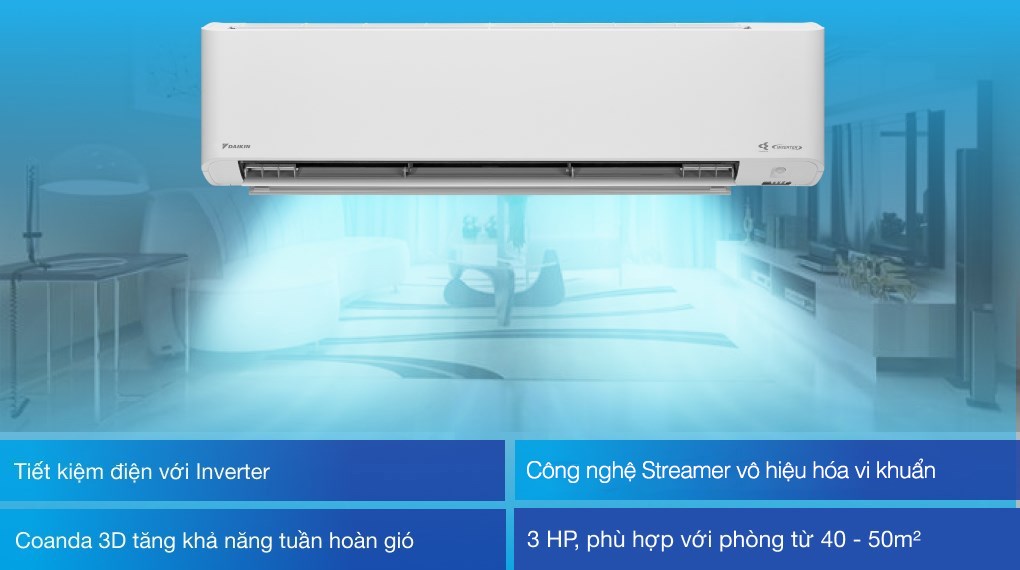 Máy lạnh Daikin Inverter 3 HP FTKY71WVMV