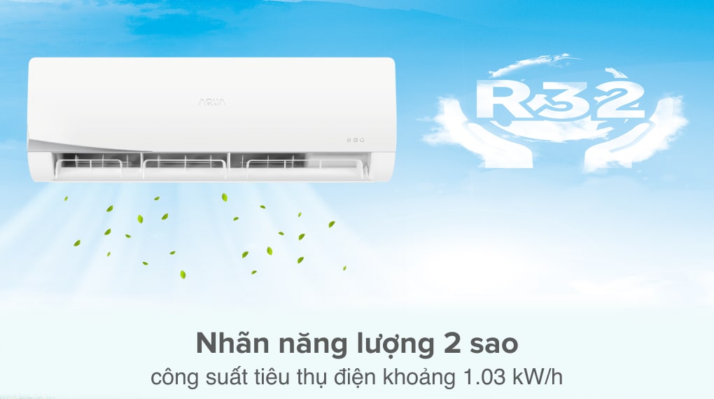 Máy lạnh Aqua 1.5 HP AQA-KCR12NQ-S - Tiết kiệm điện