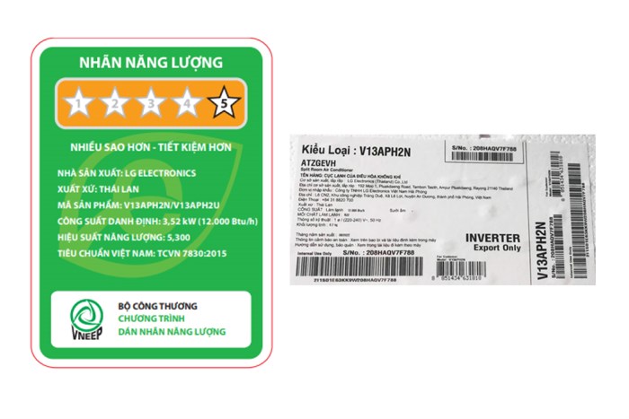 Máy lạnh LG Inverter 1.5 HP V13APH2 Màu Trắng