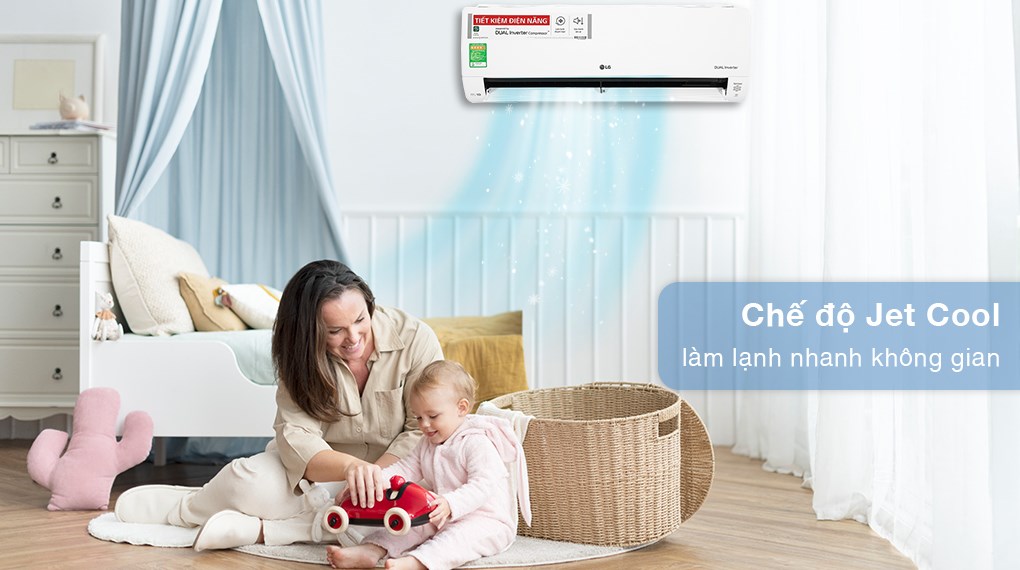 Máy lạnh LG Inverter 1.5 HP V13APH2 - Công nghệ làm lạnh