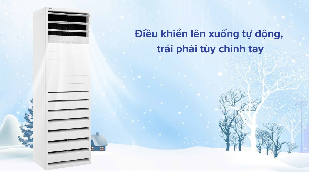 Máy lạnh tủ đứng Inverter LG 4.0 HP APNQ36GR5A4 - Cơ chế thổi gió