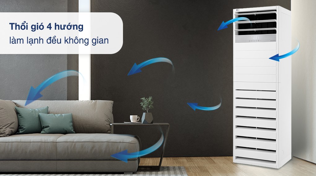 Máy lạnh tủ đứng Inverter 5 HP LG APNQ48GT3E4 (3 Pha)