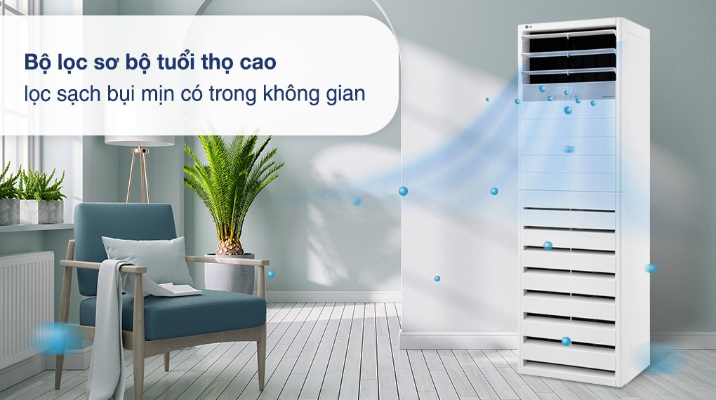 Máy lạnh tủ đứng Inverter 5 HP LG APNQ48GT3E4 (3 Pha)