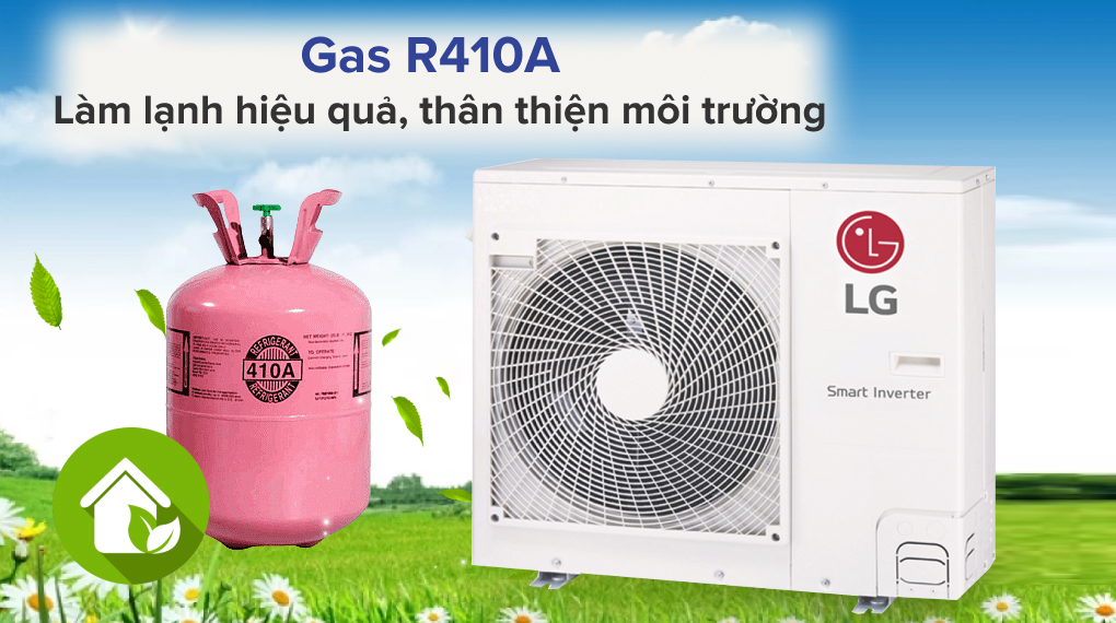 Gas R410A - Dàn nóng Multi Inverter 5 HP LG A5UQ48GFA1