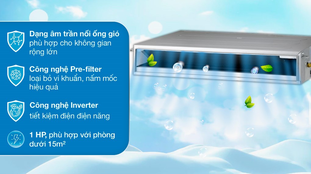 Dàn lạnh Multi Inverter 1.0 HP LG AMNQ09GL1A0