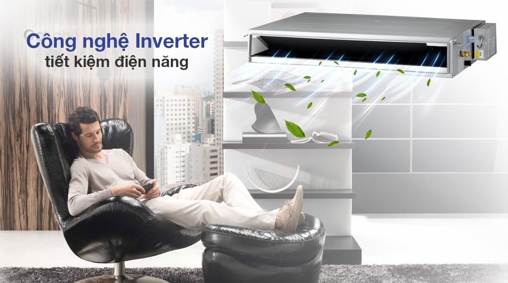 Dàn lạnh Multi LG Inverter 1.5 HP AMNQ12GL2A0 - Công nghệ tiết kiệm điện