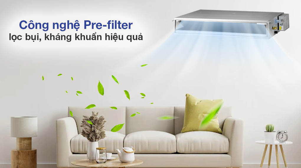 Dàn lạnh Multi LG Inverter 1.5 HP AMNQ12GL2A0 - Khả năng lọc không khí – sức khỏe