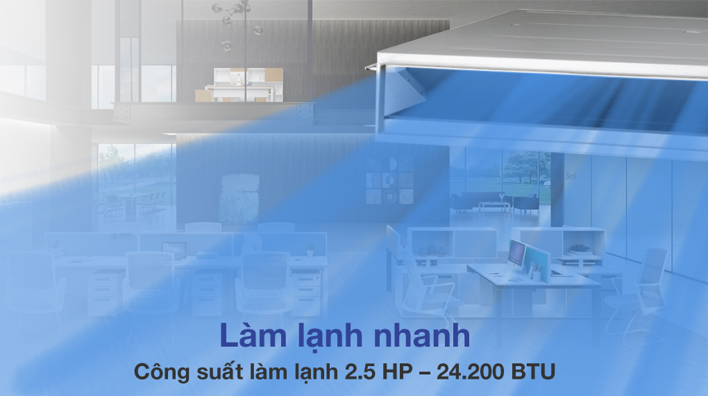 Làm lạnh nhanh - Dàn lạnh Multi LG Inverter 2.5 HP AMNQ24GL3A0