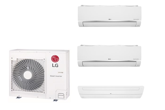 Bộ máy lạnh Multi 2 dàn lạnh & cassette 4 HP A4UQ36GFD0