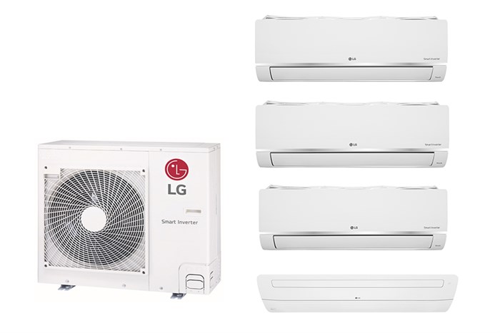 Bộ máy lạnh Multi 3 dàn lạnh & cassette 5 HP A5UQ48GFA1