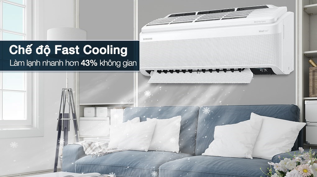 Máy lạnh Samsung Inverter 1.5 HP AR13BYAAAWKNSV